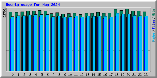 Hourly usage for May 2024